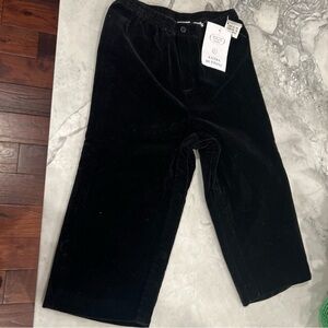 Talbots Kids Black Velvet Pants 24 mos